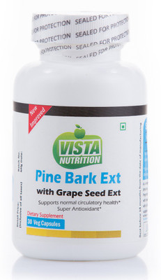 

Vista Nutrition Pine Bark Extract with Grape Seed Extract(30 No)