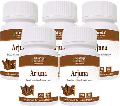 Bhumija Lifesciences Arjuna Capsules 60's - (Pack of Five)(5 No)