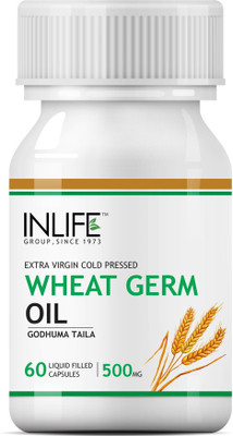 

Inlife Wheat Germ Oil Supplement 500 mg Capsules(60 No)