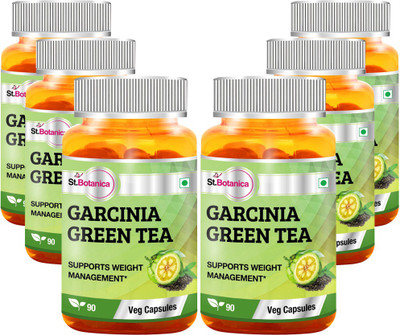 

St.Botanica Garcinia Green Tea 500mg Extract (Pack Of 6)(540 No)