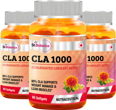 

St.Botanica CLA 1000 (Conjugated Linoleic Acid) (Pack Of 3)(180 No)