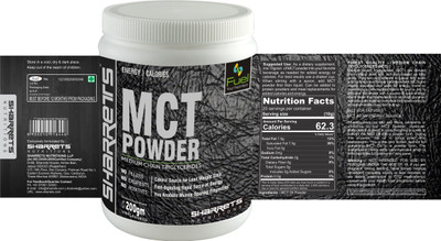 

SHARRETS NUTRITIONS MCT POWDER ( MEDIUM CHAIN TRIGLYCERIDES(20 No)