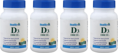 

HealthVit Vitamin D3 1000IU(30 No)