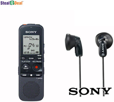 

Sony Stealodeal SO-ICD-PX333 4 GB Voice Recorder(2.5 inch Display)