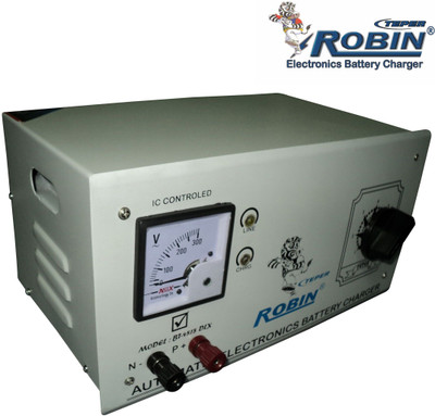 

ROBIN TEPER BT-4818 A 18 AMP/48 Volt 120 Ah + 4 Battery Riksha AutoMatic Auto Matic Battery Charger(LG GRAY)