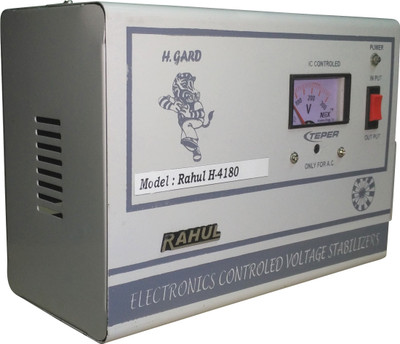 

RAHUL H-4180 A 4 KVA/16 AMP In Put 170-280 Volt 2 Step Best Suitable For 1.5 Tonns Air Conditioners Voltage Stabilizer(LG GRAY)