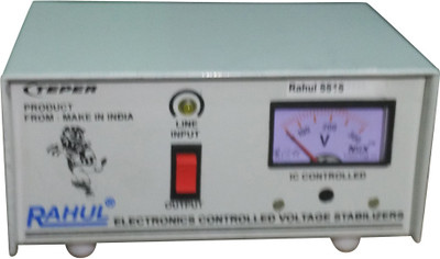 

Rahul 5515 a 415 VA 140-280 Volt 1 LCD/LED TV +DVD/DTH/Music System Automatic Voltage Stabilizer Auto Matic Stabilizer(White)
