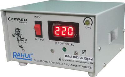 

Rahul 1023 DLX a Digita Digital Auto Matic Stabilizer(Smook Gray)