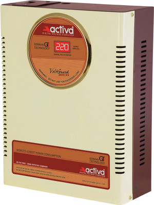 

ACTIVA 4 KVA /140-300 VOLTS IVORY-BROWN DIGITAL AC VOLTAGE STABILIZER(IVORY-BROWN)