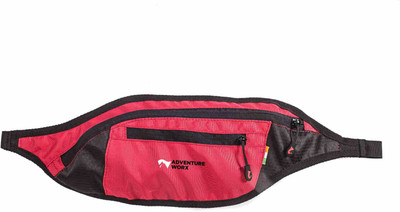 

Adventure Worx Go-X Inn Waist Pouch(Red, Black), Black;red