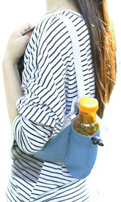 

Swarish Mobile & Water Bottle Holder Pouch Waist Bag(Blue)