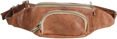 

Ramraj Baguettes leather bag Waist Bag(Brown)