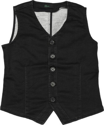 

United Colors of Benetton. Solid Boys Waistcoat, 902