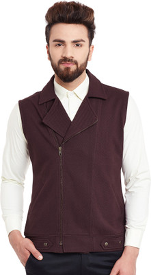 Hypernation solid sales men's waistcoat