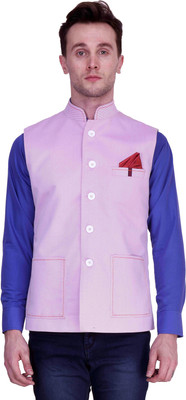 

Protext Solid Men's Waistcoat, Blue
