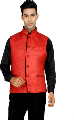 Protext Solid Men Waistcoat