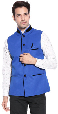 

Alnik Sleeveless Solid Men's Jacket, Alnik blue