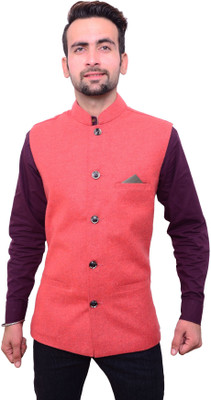 

Hartmann Solid Men's Waistcoat, Pink