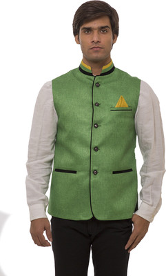 Platinum Studio Solid Men Waistcoat