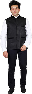 PSK Solid Men Waistcoat