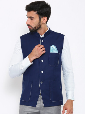 Shaftesbury London Solid Men Waistcoat