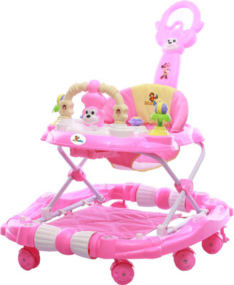 Sunbaby Musical Walker & Rocker With Parent Rod(Pink)