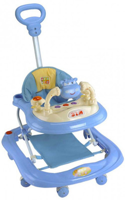 MeeMee Musical 2-in-1 Walker With Parent Rod(Blue)