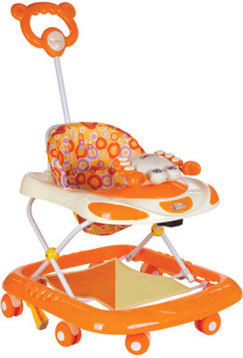 

MeeMee Musical Walker & Rocker With Parent Rod(Orange)