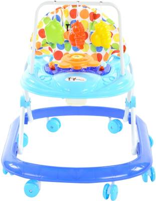 Toyhouse Smiley Car Baby Walker (Blue) 