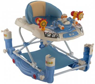 MeeMee Baby Walker Cum Rocker (Blue) 