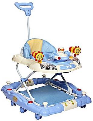 MeeMee Baby Walker Cum Rocker (Blue) 