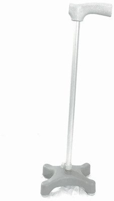 

AEPITO WA-0507 G WALKING STICK -QUADRIPOD (GREY POWDER COATED) Walking Stick