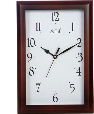 9% OFF on safal Analog 5 cm X 20 cm Wall Clock(Brown, With Glass) 9% OFF on safal Analog 5 cm X 20 cm Wall Clock(Brown, With Glass)