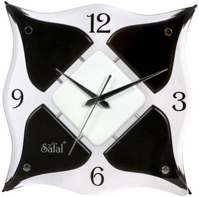 5% OFF on safal Analog 5 cm X 30 cm Wall Clock(White, Black, With Glass) 5% OFF on safal Analog 5 cm X 30 cm Wall Clock(White, Black, With Glass)