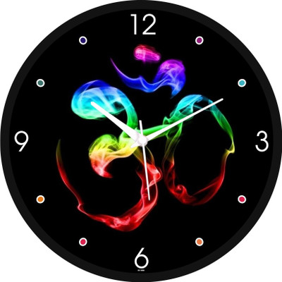 42% OFF on Regent Analog Wall Clock(Black, With Glass)