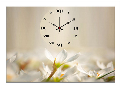 54% OFF on Design O Vista Analog 50 cm X 35 cm Wall Clock(Black, Without Glass)