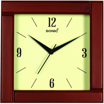 11% OFF on Sonic Analog Wall Clock(Brown, Without Glass) 11% OFF on Sonic Analog Wall Clock(Brown, Without Glass)