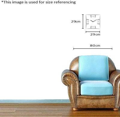 78% OFF on Creative Width Decor Analog Wall Clock(White, Without Glass)