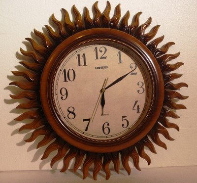 45% OFF on Lisheng Analog 48 cm X 48 cm Wall Clock(Brown, With Glass) 45% OFF on Lisheng Analog 48 cm X 48 cm Wall Clock(Brown, With Glass)