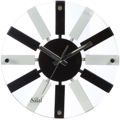 7% OFF on safal Analog 5 cm X 31 cm Wall Clock(White, Black, With Glass) 7% OFF on safal Analog 5 cm X 31 cm Wall Clock(White, Black, With Glass)