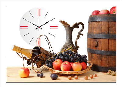 68% OFF on Design O Vista Analog 50 cm X 35 cm Wall Clock(Black, Without Glass)