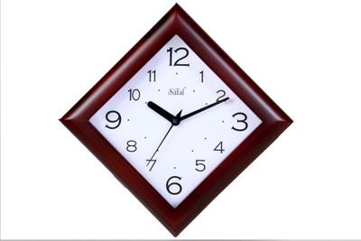 safal Analog 5 cm X 20 cm Wall Clock(Brown, With Glass) safal Analog 5 cm X 20 cm Wall Clock(Brown, With Glass)