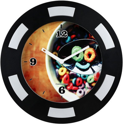 35% OFF on Cosmosgalaxy Analog Wall Clock(Black, Silver, With Glass) 35% OFF on Cosmosgalaxy Analog Wall Clock(Black, Silver, With Glass)