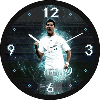 53% OFF on Regent Analog 31 cm X 4 cm Wall Clock(Black, With Glass)