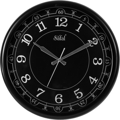 2% OFF on safal Analog 5 cm X 40 cm Wall Clock(Black, With Glass) 2% OFF on safal Analog 5 cm X 40 cm Wall Clock(Black, With Glass)