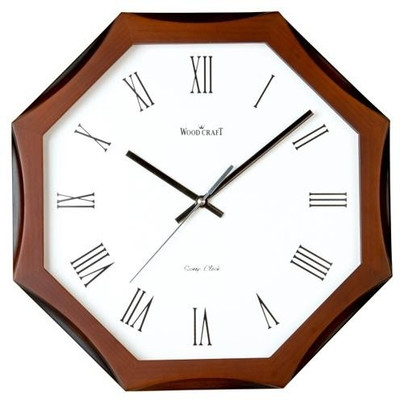 Wood Craft Analog Wall Clock(Dark Browm, With Glass) available at flipkart for Rs.1795