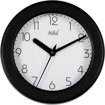 25% OFF on safal Analog 5 cm X 17 cm Wall Clock(Black, With Glass)