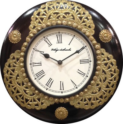 44% OFF on Purpledip Analog Wall Clock(Brown, With Glass) 44% OFF on Purpledip Analog Wall Clock(Brown, With Glass)