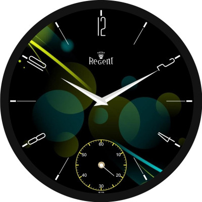 45% OFF on Regent Analog 31 cm X 4 cm Wall Clock(Black, With Glass) 45% OFF on Regent Analog 31 cm X 4 cm Wall Clock(Black, With Glass)