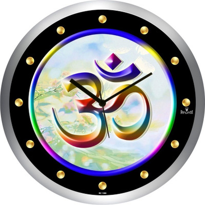 62% OFF on Regent Analog 31 cm X 4 cm Wall Clock(Silver, With Glass)